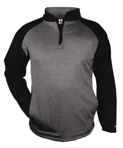 Badger Mens Sport Heather 1/4 Zip