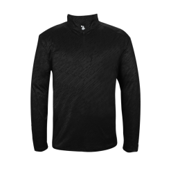 Badger Womens Line Embossed 1/4 Zip Pullover Jackets