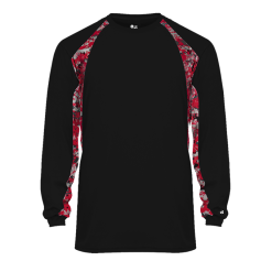 Badger Mens Digital Hook Long Sleeve Tee