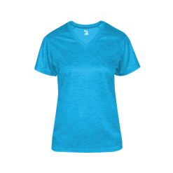 Badger Womens Tonal Blend V-Neck Tee
