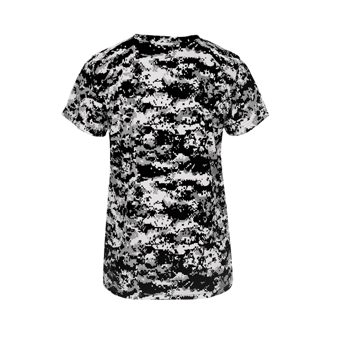 Badger Womens V-Neck Short Sleeve Digital Tee - Image 3