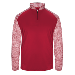 Badger Womens B-Core Blend Sport Quarter-Zip Pullover Jacket
