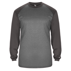 Badger Mens Tonal Sport Heather Long Sleeve Tee