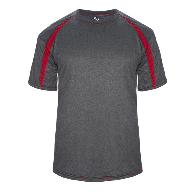 Badger Mens Fusion Performance Short Sleeve Tee