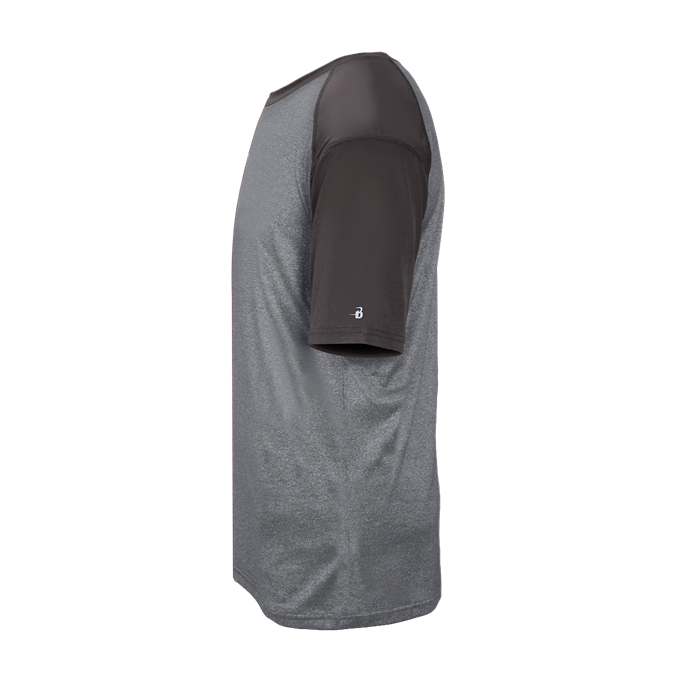 Badger Mens Tonal Sport Heather Short Sleeve Tee - Image 2