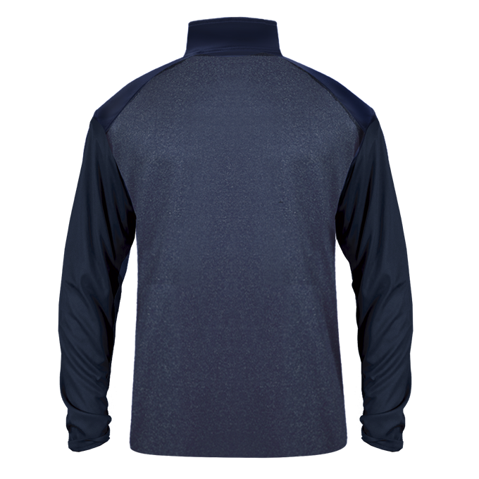 Badger Sport Heather Tonal 1/4 Zip Pullover Jacket - Image 3