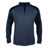 Badger Sport Heather Tonal 1/4 Zip Pullover Jacket