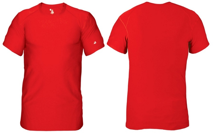 Badger Sport Adult Fitted Battle Tee