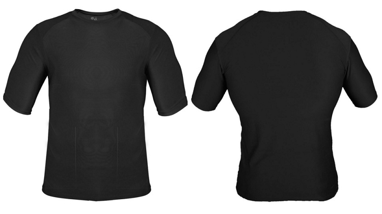 Badger Sport Mens Fitted Battle Half Sleeve Tee