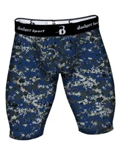 Badger Sport Mens 8" Digital Compression Short