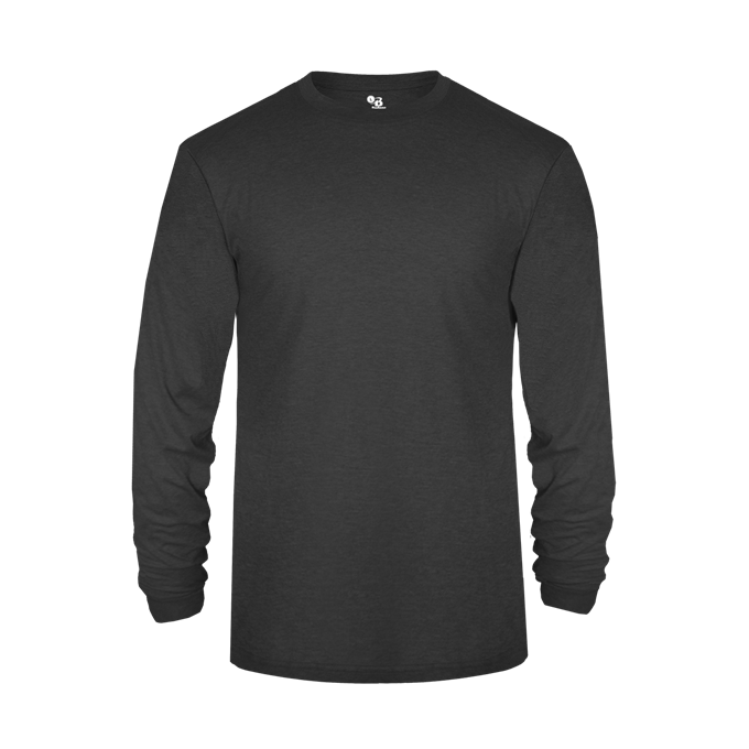 Badger Mens Tri-Blend L/S Tee