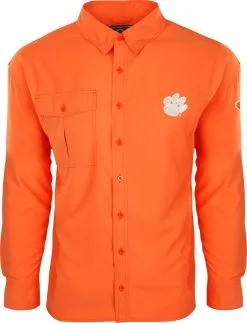Drake Clemson L/S Flyewight Shirt