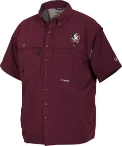 Drake Florida State Cotton Wingshooter's Shirt Short Sleeve
