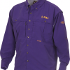 Drake LSU Cotton Wingshooter's Shirt Long Sleeve
