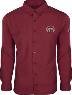 Drake Mississippi State L/S Flyewight Shirt