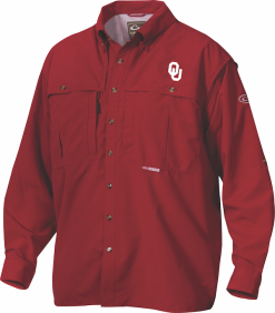 Drake Oklahoma Cotton Wingshooter's Shirt Long Sleeve