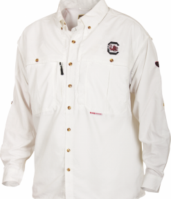 Drake South Carolina Cotton Wingshooter's Shirt Long Sleeve