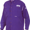 Drake TCU Cotton Wingshooter's Shirt Long Sleeve