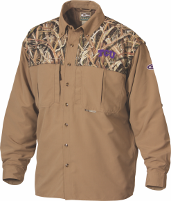 Drake TCU Wingshooter's Shirt Long Sleeve