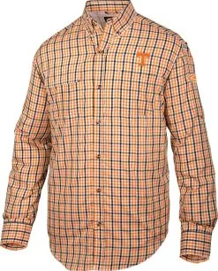 Drake Tennessee Gingham Plaid Wingshooter's Shirt Long Sleeve