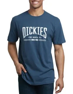 Dickies Mens Relaxed Fit Dickies Fort Worth Texas Graphic T-Shirt