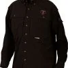 Drake Texas A&M Vented Long Sleeve Wingshooter's Shirt