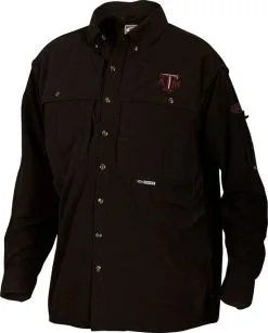 Drake Texas A&M Vented Long Sleeve Wingshooter's Shirt