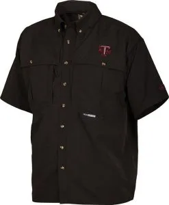 Drake Texas A&M Vented Short Sleeve Wingshooter's Shirt