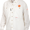Drake Clemson Cotton Wingshooter's Shirt Long Sleeve