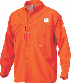 Drake Clemson Wingshooter's Shirt Long Sleeve