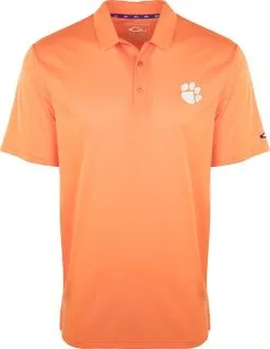 Drake Clemson Vintage Heathered Polo