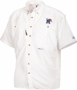 Drake University Of Memphis Short Sleeve Wingshooter's Shirt